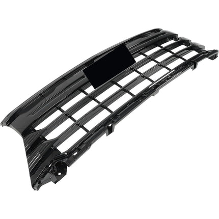 Findmall Glossy Black Front Upper Grille Molding Trim Replacement for Silverado 2500HD and 3500HD High Country 2024-2025 86533026