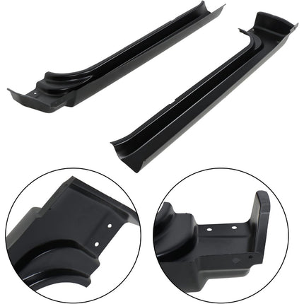 Findmall 6-Piece Rocker Panel and Cab Corner Kit for 2009-2014 Ford F-150 SuperCrew, Black