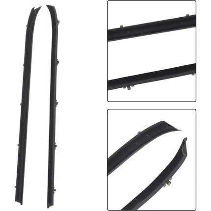 Findmall Window Sweep & Run Channel Weatherstrip Kit for 1981-1986 K3500, 6-Piece