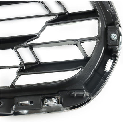 Findmall Front Upper Mesh Grille for 2020-2022 Toyota Highlander, Chrome, Without Camera Hole