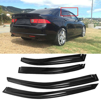Findmall Window Visor Rain Guard Deflector Replacement for 2004-2008 Acura TSX CL8 Euro-R