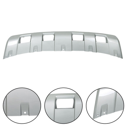 Findmall Front Bumper Lower Valance Panel Skid Plate for 2020‑2022 Ford Explorer, Silver Plastic