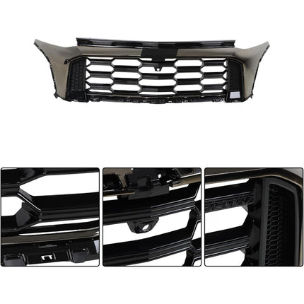 Findmall Chrome and Black Front Upper Bumper Grille Replacement for Equinox ACTIV 2025-2026 26530365