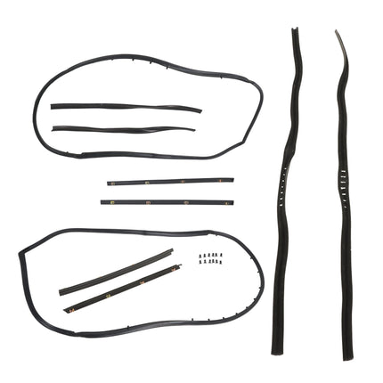 Findmall Door & Window Weatherstrip Seal Kit for Jeep CJ7 & Wrangler YJ, 10-Piece
