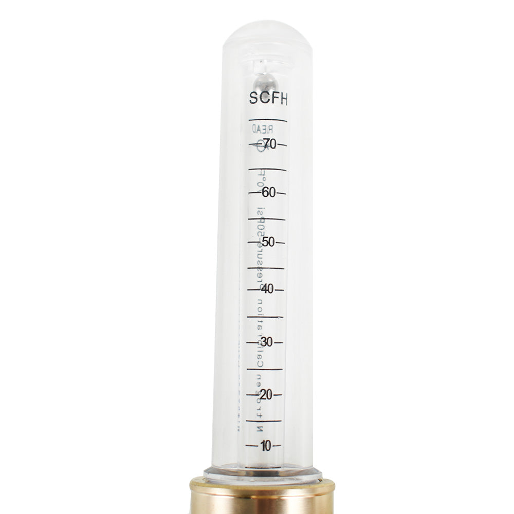 findmall Nitrogen Flow Meter Max inlet Pressure 50 PSIG Brass Body Construction