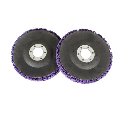 findmall 10Pcs 4-1/2 x 7/8 Purple Quick Change Easy Strip Discs Poly Abrasive Wheel Silicon Carbide Abrasive Wheel Fit for Angle Grinders