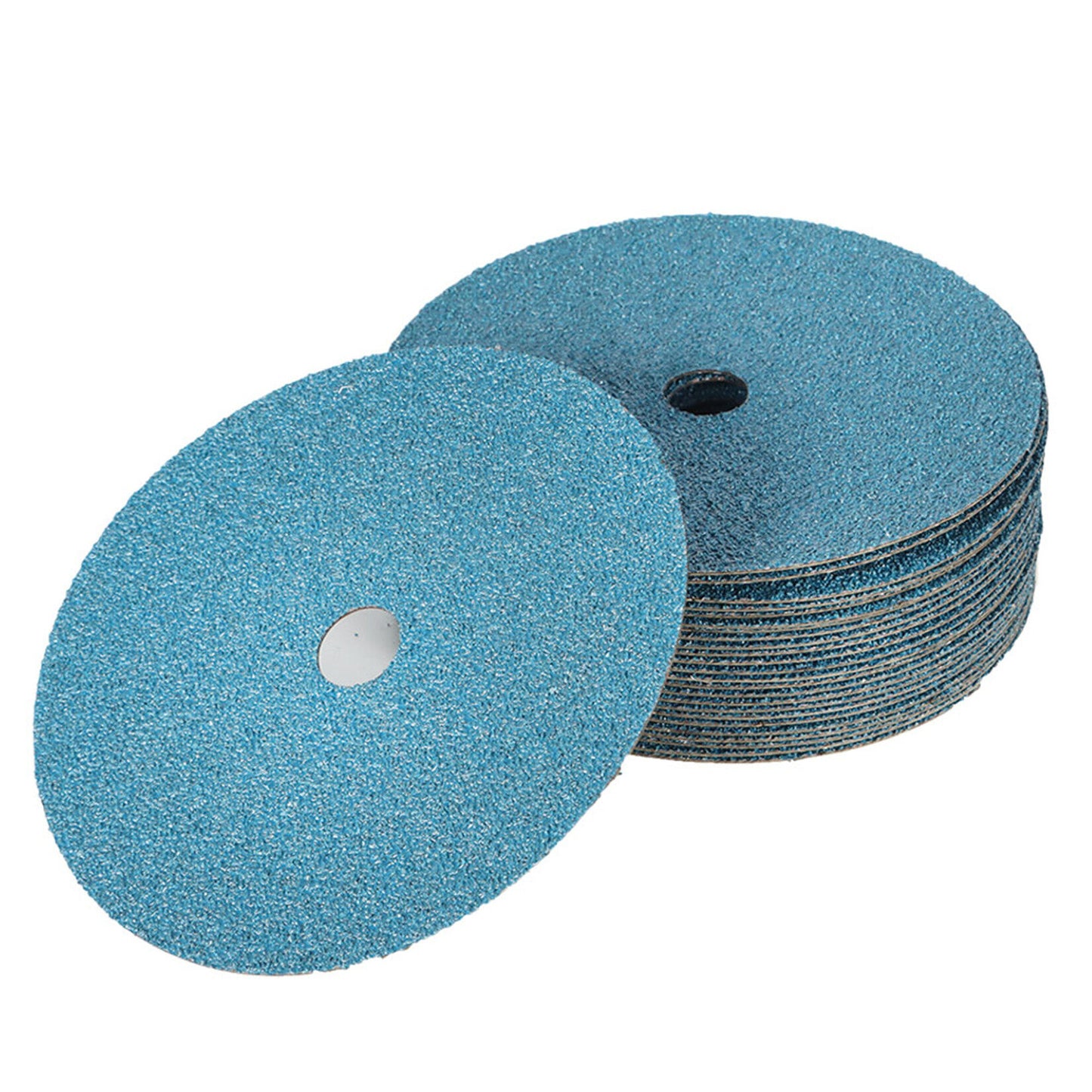 findmall Abrasives 25Pcs Fiber Disc 7 Inch Zirconia Resin Fiber Grinding and Sanding Discs 7/8 Inch Center Hole 36 Grit