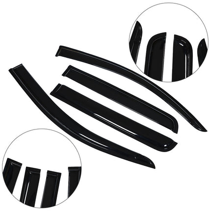 Findmall Side Window Visors Rain Guard Wind Vent Shade Deflector Replacement for 2015-2020 Colorado