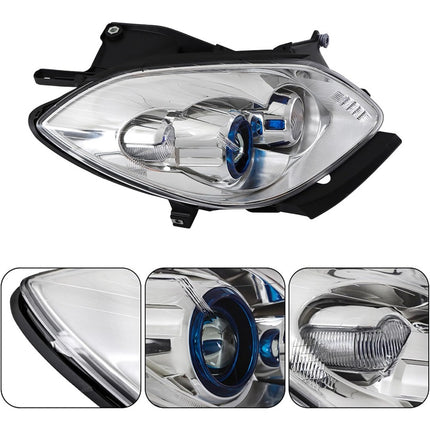 Findmall Passenger Side Headlights Assembly HID w/o AFS Replacement for Enclave 2008-2012 Housing Chrome Lamp RH 1PC 19351935