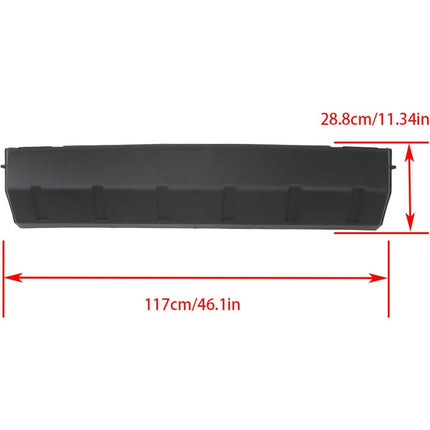 Front Bumper Lower Valance Panel Cover Black Plastic Replacement for Tundra 2022-2023 539110C100 TO1095226