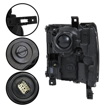 Findmall Headlight Assembly Replacement for Silverado 1500 Right RH
