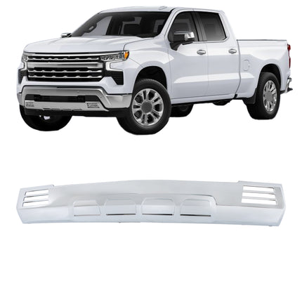 Findmall Front Bumper Lower Skid Plate for 2022-2023 Chevrolet Silverado 1500, Chrome, Replacement for 8122832