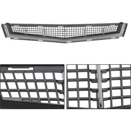 Findmall 2-Piece Black Front Upper and Lower Grille Set Replacement for CTS