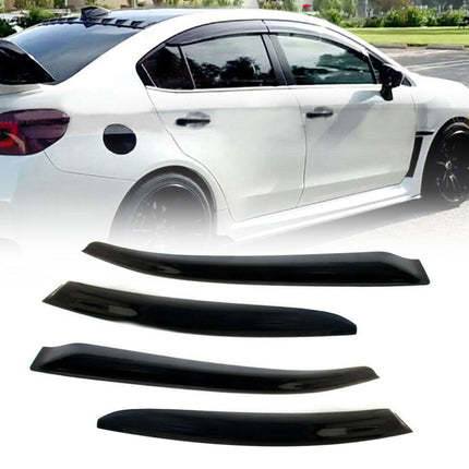 Findmall Black Side Window Visor Vent Rain Guard Deflector Replacement for 2015-2019 Subaru WRX STI JDM Style