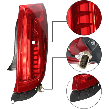 Findmall Tail Light Assembly for 2013–2017 Cadillac XTS Rear Right Passenger Side, Replaces 23238006