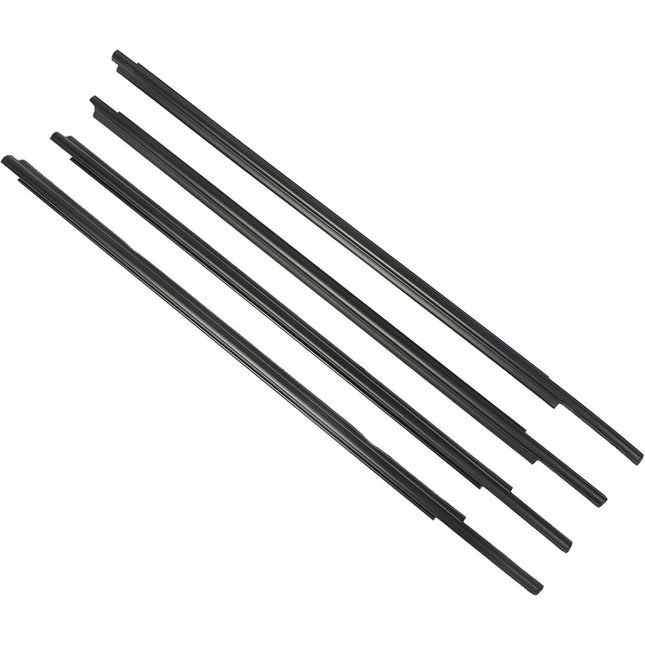 Findmall Door Belt Weatherstrip Molding Kit for 2008-2020 Toyota Sequoia, 4-Piece