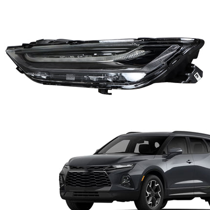 Findmall Headlight Assembly with DRL Replacement for Blazer Left LH