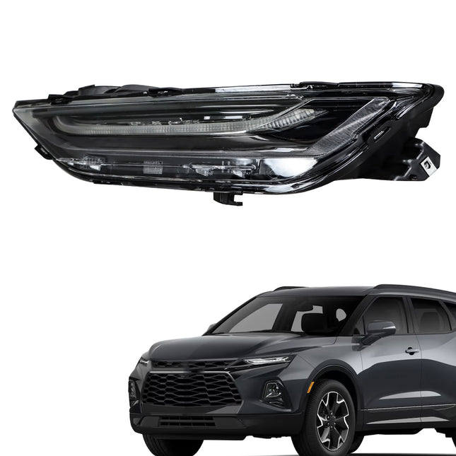 Findmall Headlight Assembly with DRL Replacement for Blazer Left LH