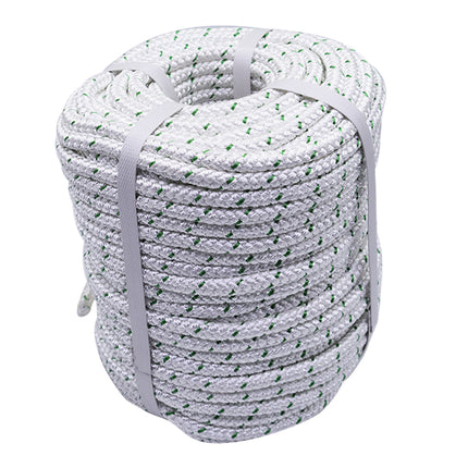 findmall 3/8 Inch Double Braid Polyester Rope Heavy Duty Pulling Rope for Tree Work Camping Swings