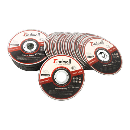 Findmall 4.5 Inch (115mm) Cut Off Wheel 50/55/100/200 Pack, 3/64" Ultra Thin Metal Cutting Disc, Aluminum Oxide Abrasive Wheel for Steel & Stainless Steel, 7/8" Arbor Angle Grinder
