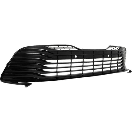 Findmall Front Lower Grille for 2018-2020 Toyota Camry LE XLE, Gloss Black, With Sensor Holes