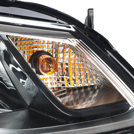 Findmall Passenger Side Headlights Assembly Halogen w/o DRL Replacement for Cruze 2016-2019 Housing Chrome Lamp RH 1PC