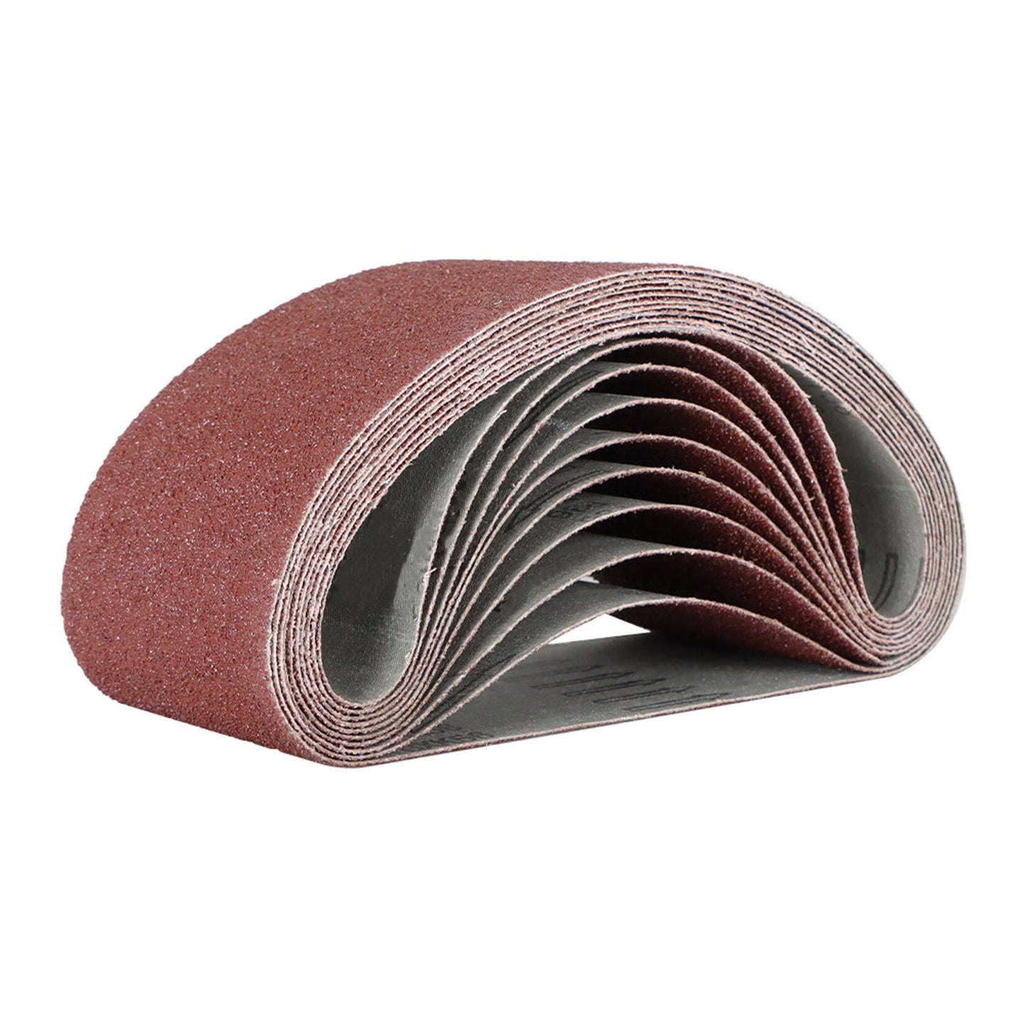 findmall 10Pcs 4 Inch x 24 Inch Aluminum Oxide Sanding Belt, 36 Grit Sandpaper Sanding Belts Fit for Polishing Metal