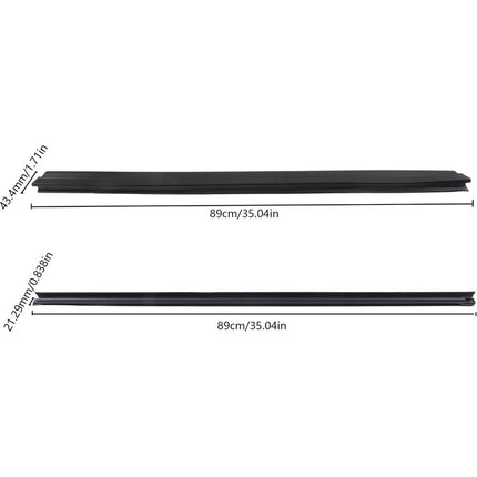 Findmall Front Window Weatherstrip Kit for 1994-2002 Dodge Ram Trucks, 4-Piece