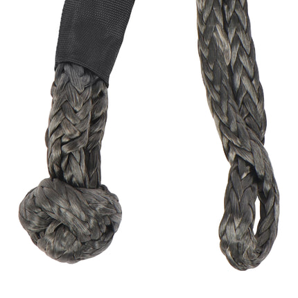 Findmall 1in x 30FT Kinetic Recovery Rope with 2 Soft Shackles, 34000 LBS Nylon N66 Double Braid Recovery Tow Rope, 30% Elastic Offroad Strap for Truck ATV UTV