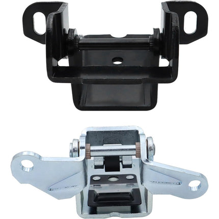 2-Pack Left Right Door Hinge Upper Lower Set for 1980-1996 Bronco F150 F250 - Steel, Standard, Unfinished