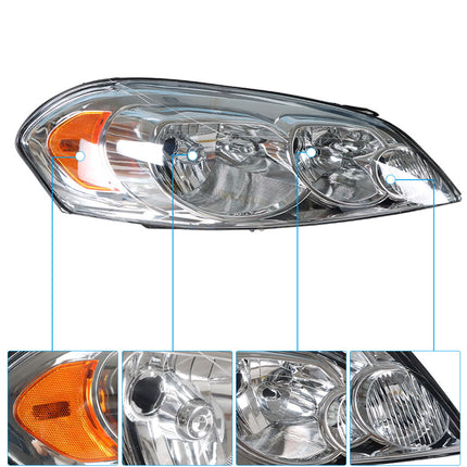 Findmall Headlight Assembly Replacement for Impala Limited Left LH Right RH