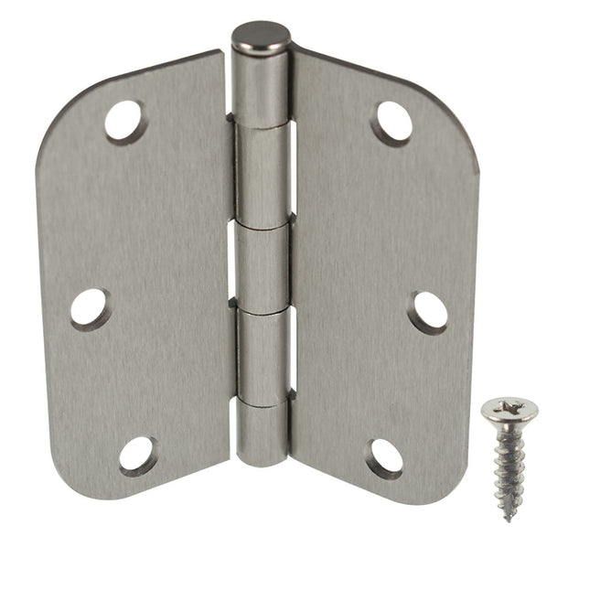 findmall 3.5 Inch Door Hinges- Oil Rubbed Bronze, 5/8" Radius Corners, Heavy Duty Hinges for Interior & Exterior Doors