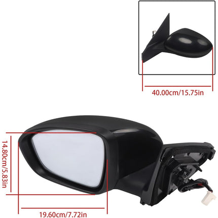 Findmall Driver Side Power Side Rearview Mirror Replacement for Sentra 2020-2022 Replacement for NI1320326 3-Pin Connector