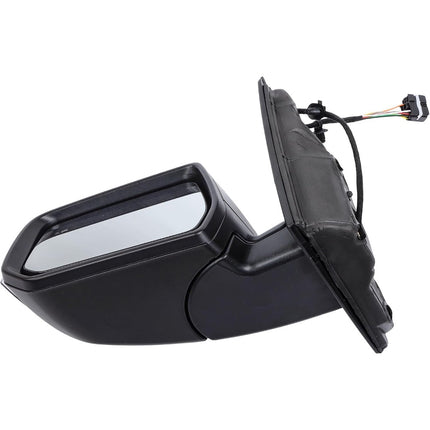 Findmall Driver Left Side Power Heated Mirror Replacement for Acadia 2020-2022 Replacement for 84579489 Matte Black w/Blind Spot Turn Signal Textured Black Base Electric 7-Pin Connector