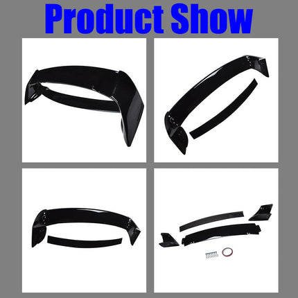 Findmall Glossy Black Trunk Spoiler Wing Replacement for 2006-2011 Honda Civic Sedan MU