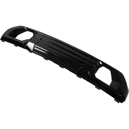 Findmall Front Lower Bumper Grille Plate Filler for 2019‑2022 GMC Sierra 1500 AT4 Denali, Painted Gloss Black Factory Plastic, Replacement for 84176747