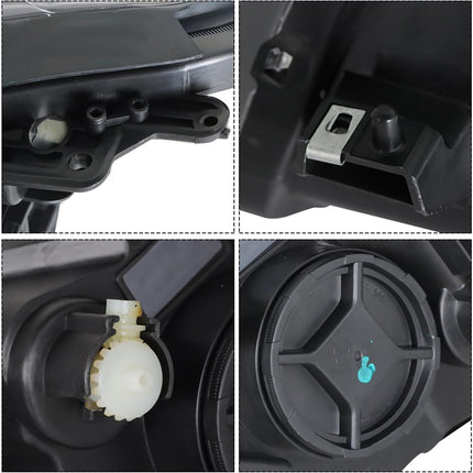 Findmall Driver Side Headlights Assembly Halogen Replacement for Trax 2017-2019 Housing Chrome Lamp LH 1PC 42698951