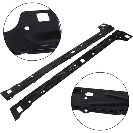 Findmall 6-Piece Inner Outer Rocker Panel and Cab Corner Kit for 1999-2007 Chevrolet Silverado GMC Sierra Extended Cab, Black
