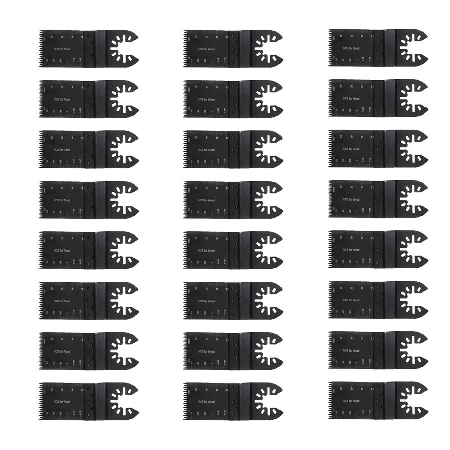 findmall 50Pcs 1-3/8 Inch Oscillating Tool Blade, Multi Tool Blades Oscillating Saw Blades Accessories Fit for Accuracy Wood and Plastic Longer Wavy Tooth Multi Tool Blades