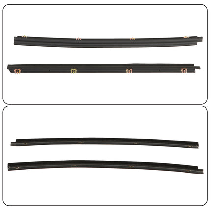 Findmall Door & Window Weatherstrip Seal Kit for Jeep CJ7 & Wrangler YJ, 10-Piece
