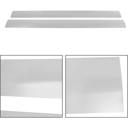 Findmall 4-Piece Outer Rocker Panel Set for 1996-2014 Chevrolet Express GMC Savana, Silver