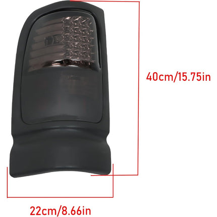Findmall Tail Light Assembly for 1994–2001 Dodge Ram 1500/2500/3500 Rear Left Driver Side, Replaces CH2800131 and CH2800122