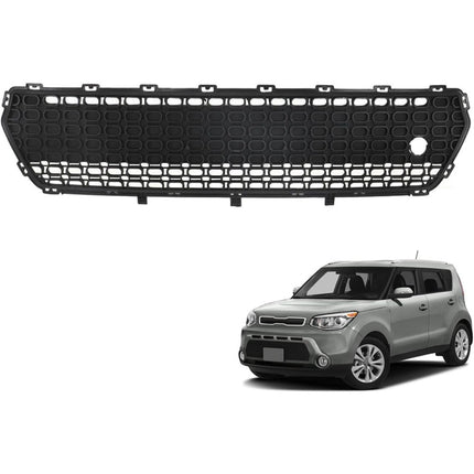 Findmall Front Lower Bumper Grille for 2014-2016 Kia Soul Base and Plus, Black