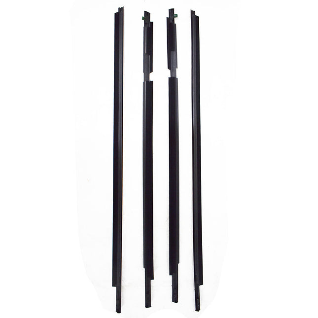 Findmall Outer Window Weatherstrip Kit for 2003-2009 Lexus GX470 & Toyota Prado, 4-Piece