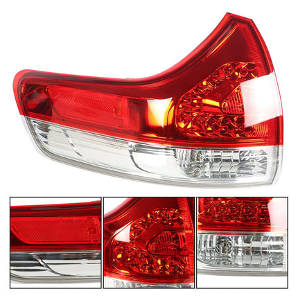 Findmall Outer Tail Light Assembly for 2011-2014 Toyota Sienna, Left or Right Side, Excludes SE
