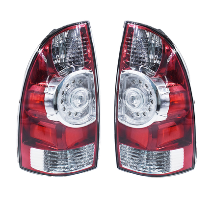 Findmall Tail Light Assembly for 2005-2015 Toyota Tacoma, Chrome Housing, Left or Right Side