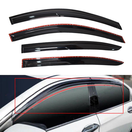 Findmall Window Vent Visor Rain Guard Shade Replacement for 2008-2012 Honda Accord 4Door Sedan