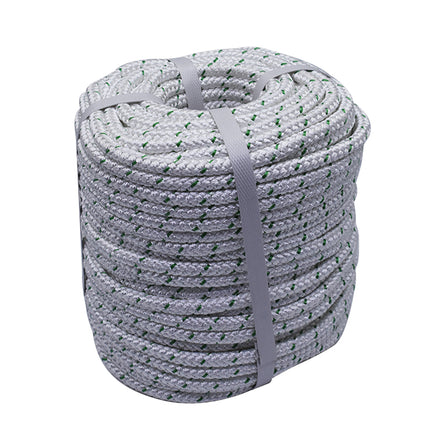 findmall 3/8 Inch Double Braid Polyester Rope Heavy Duty Pulling Rope for Tree Work Camping Swings