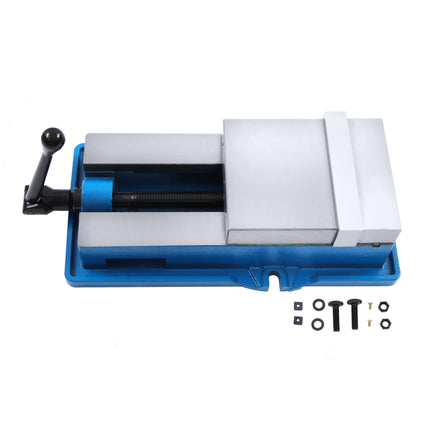 Findmall 8 Inch CNC Milling Machine Vise, Lockdown Precision Machinist Vise Without Base, 8-5/8" Jaw Opening, Cast Iron Body for CNC Milling Machines