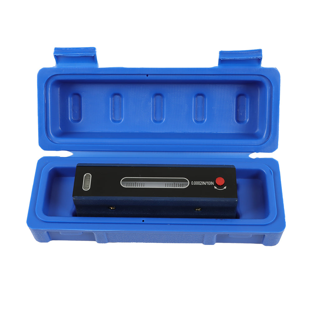 6 Inch Professional Precision Level with Box, 0.0002/10 Inch Accuracy Strip Level for Checking the Work of Machinists Toolmakers